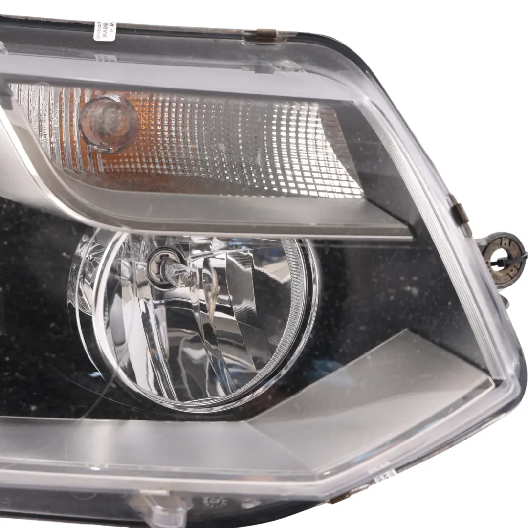 Volkswagen Transporter T5 Front Headlight Headlamp Halogen Right O/S - SKU RHD-7E2941016B - Part number 7E2941016B