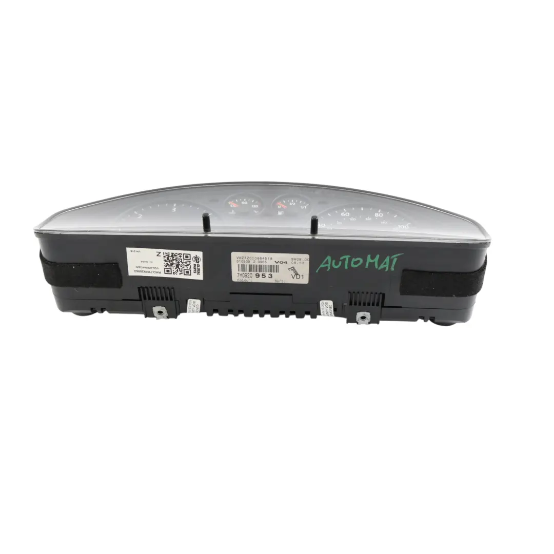 Volkswagen Transporter T5 Instrument Cluster Speedo Diesel Automatic - SKU RHD-7H0920953 - Part number 7H0920953