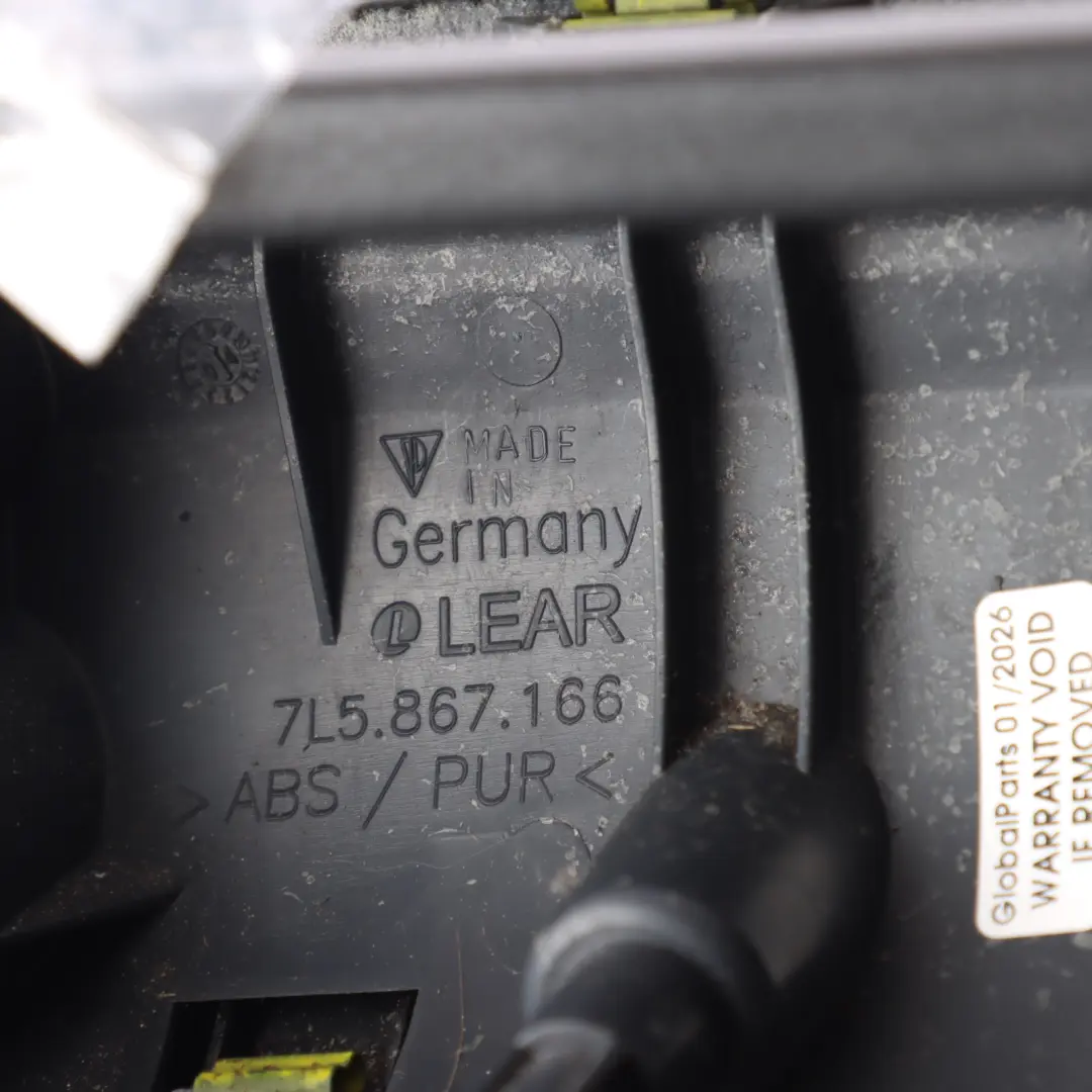 Porsche Cayenne 955 Front Door Card Armrest Right O/S Black Leather - SKU RHD-7L5867166-1 - Part number 7L5867166