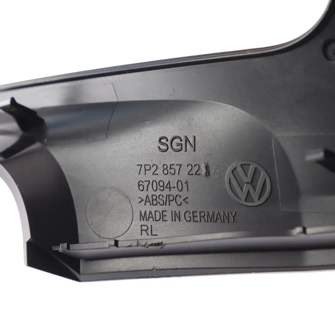 7P Dashboard Display Screen Surround Trim Cover to VW Volkswagen Touareg with Part number 7P2857190B VW Volkswagen Touareg 7P Dashboard Display Screen Surround Trim Cover - SKU RHD-7P2857190B - Part number 7P2857190B