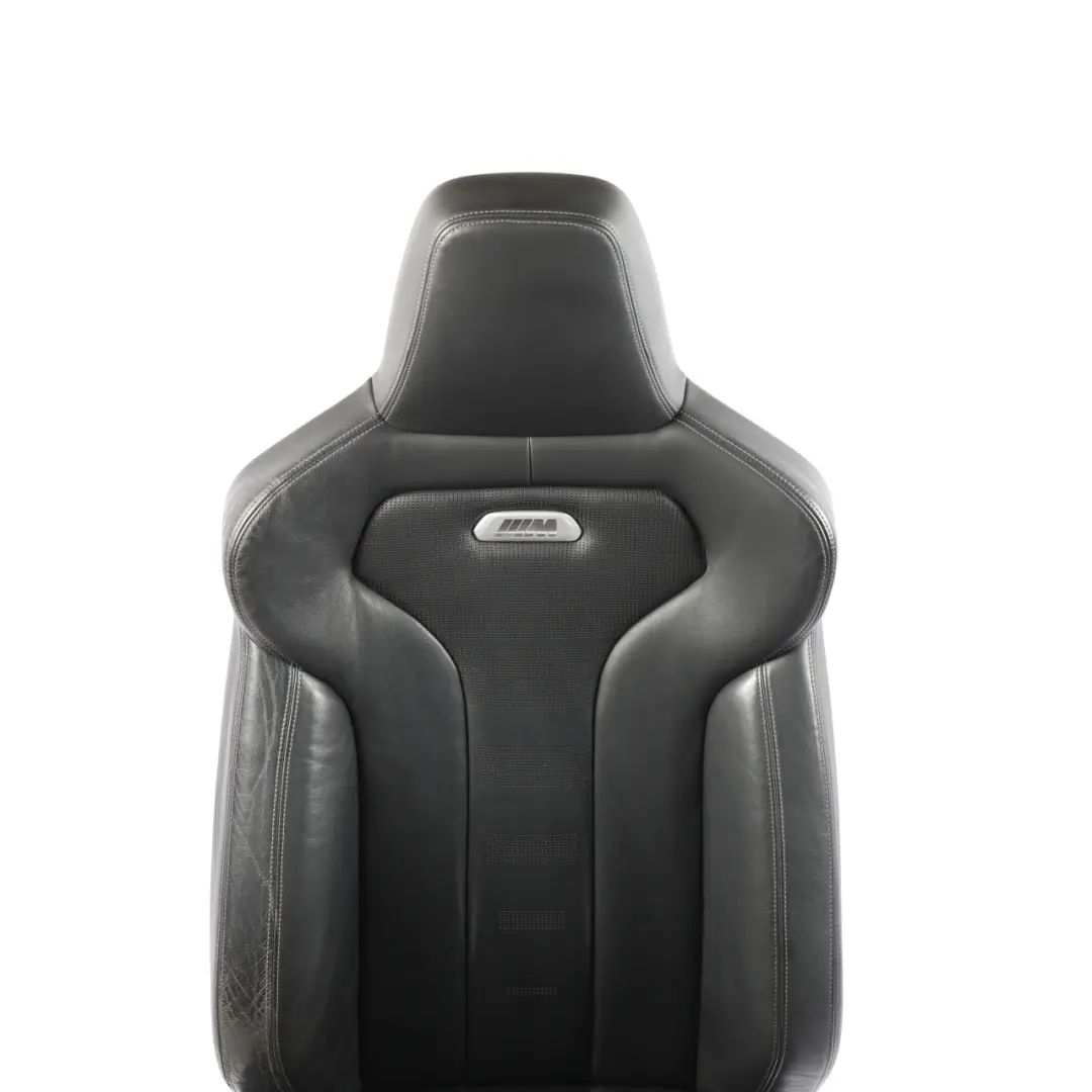 BMW F82 M4 M Sport Heated Front Right O/S Black Leather Seat Memory Electric - SKU RHD-8058276-3 - Part number 8058276