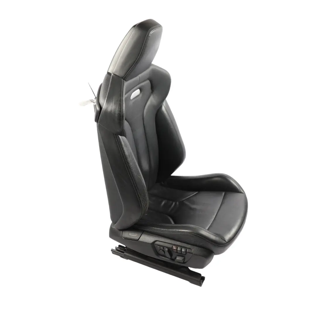 BMW F82 M4 M Sport Heated Front Right O/S Black Leather Seat Memory Electric - SKU RHD-8058276-3 - Part number 8058276