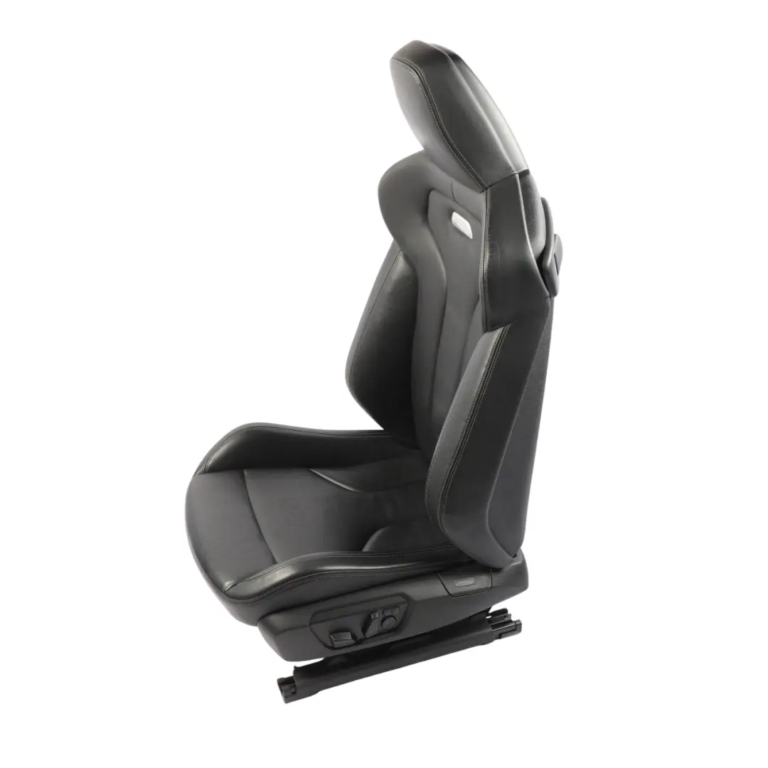BMW F82 M4 M Sport Front Seat Heated Black Leather Memory Electric Left N/S - SKU RHD-8058277-2 - Part number 8058277