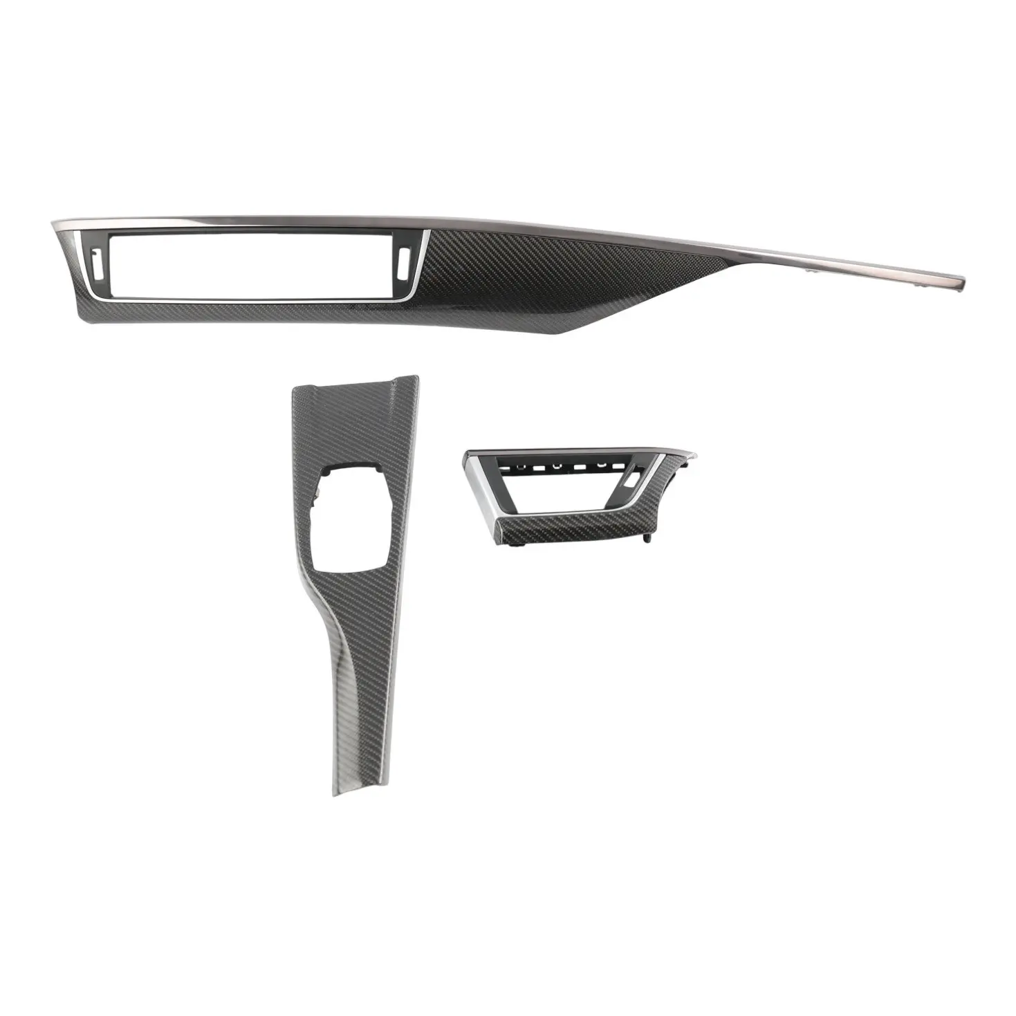 Dashboard Console Cover BMW F80 M3 LCI F82 M4 Air Vent Trim Carbon Fibre Set