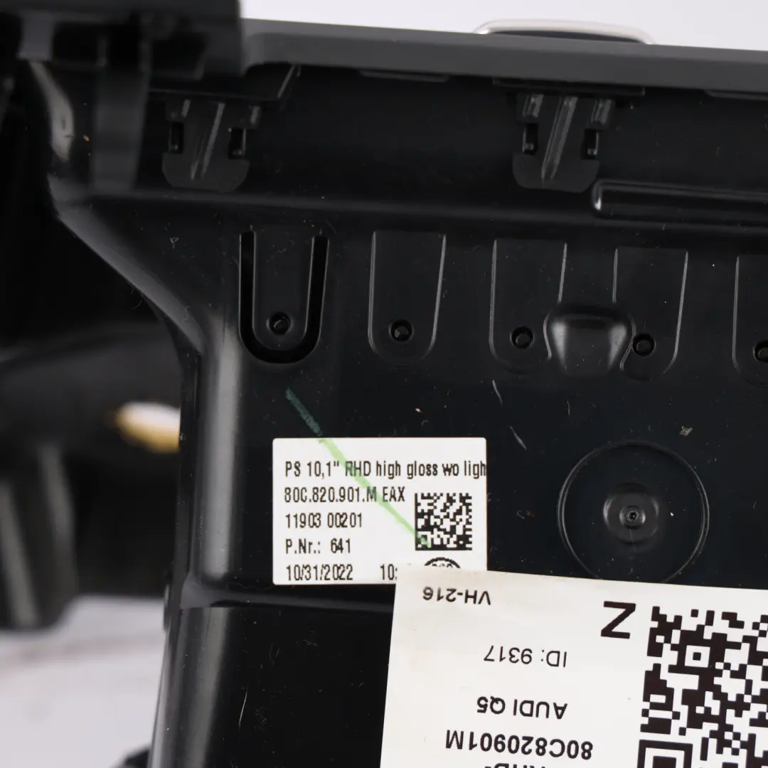 Audi Q5 FY Dashboard Dash Trim Air Vent Grill Trim Panel Cover Strip - SKU RHD-80C820901M - Part number 80C820901M