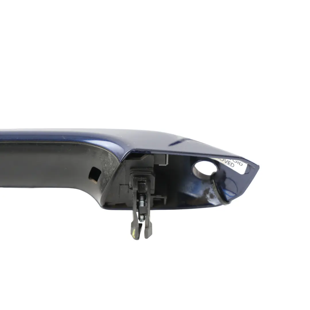 Front Door Grab Handle Pull Right O/S Navarra Blue - X5H to Audi Q5 FY with Part number 80C837240 Audi Q5 FY Front Door Grab Handle Pull Right O/S Navarra Blue - X5H - SKU RHD-80C837240-NAB - Part number 80C837240
