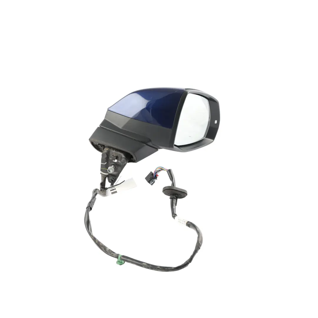 Audi Q5 FY Door Wing Mirror Electric Auto Dimming Right O/S Navarra Blue - X5H - SKU RHD-80C857410D-NAB - Part number 80C857410D