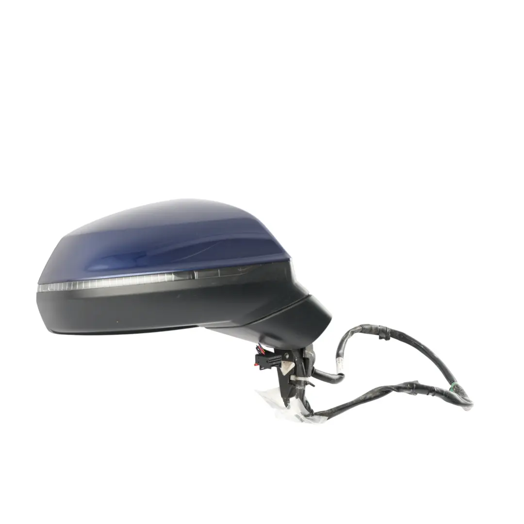 Door Wing Mirror Electric Auto Dimming Right O/S Navarra Blue - X5H to Audi Q5 FY with Part number 80C857410D Audi Q5 FY Door Wing Mirror Electric Auto Dimming Right O/S Navarra Blue - X5H - SKU RHD-80C857410D-NAB - Part number 80C857410D