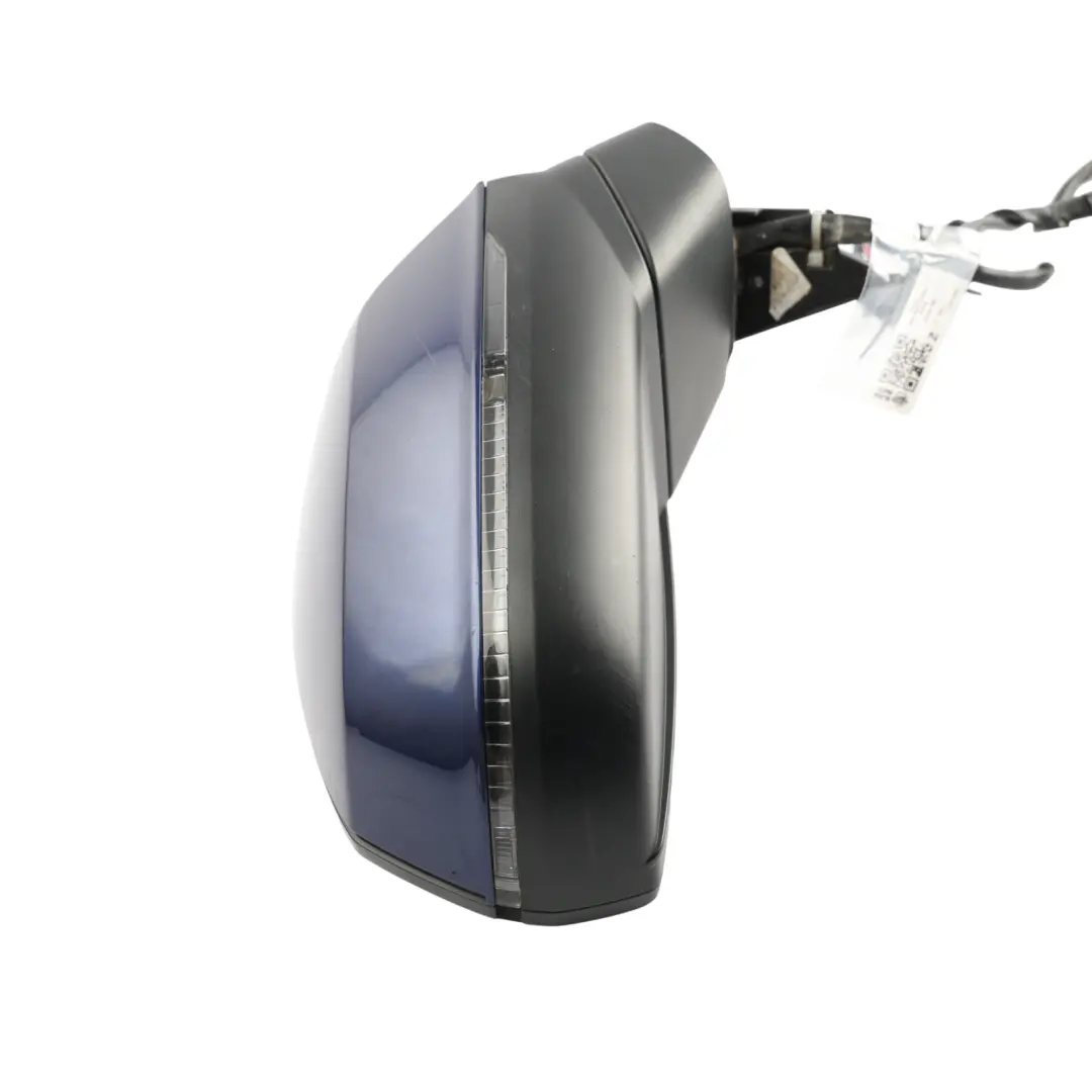Audi Q5 FY Door Wing Mirror Electric Auto Dimming Right O/S Navarra Blue - X5H - SKU RHD-80C857410D-NAB - Part number 80C857410D