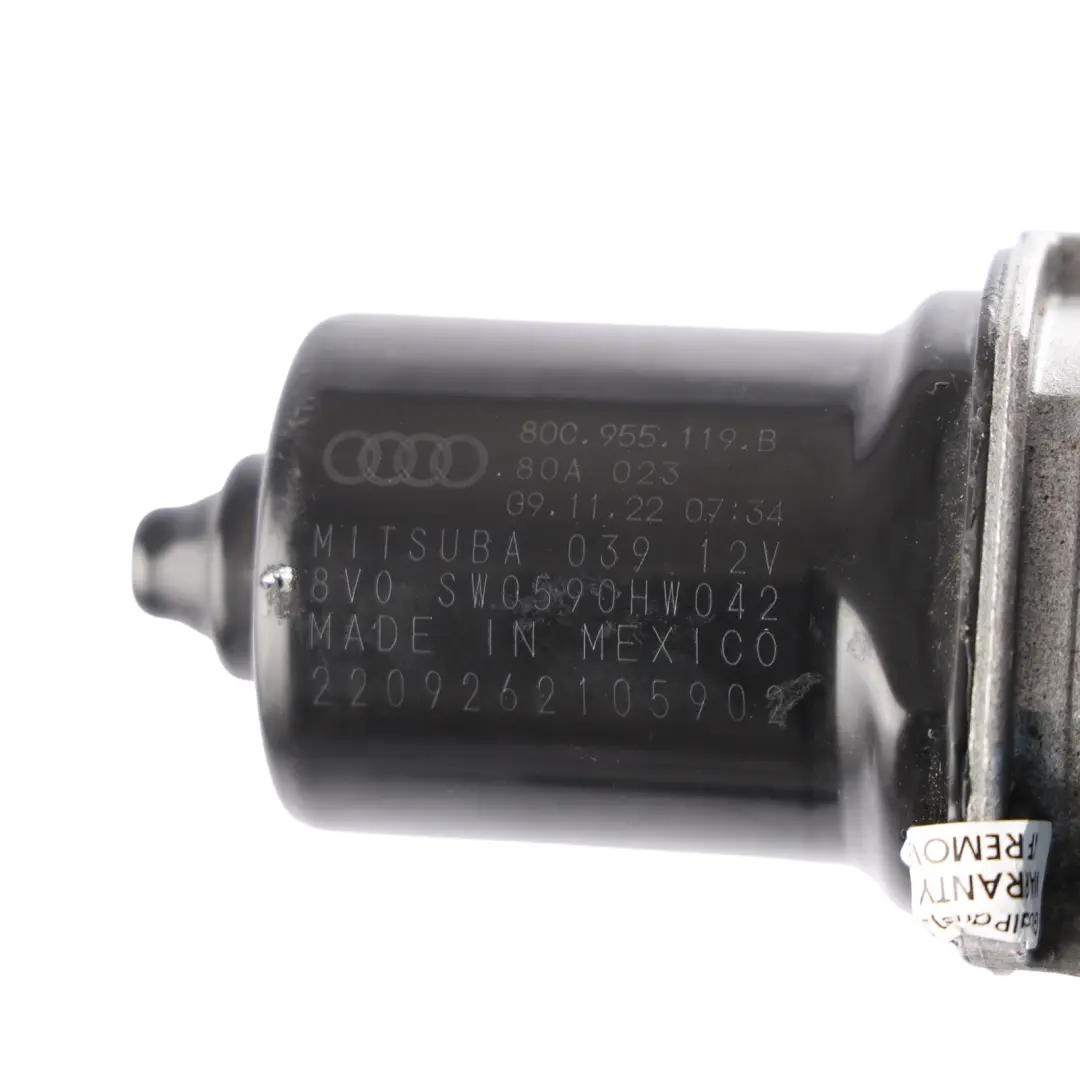Front Windscreen Windshield Wiper Motor to Audi Q5 FY with Part number 80C955023D Audi Q5 FY Front Windscreen Windshield Wiper Motor - SKU RHD-80C955023D - Part number 80C955023D