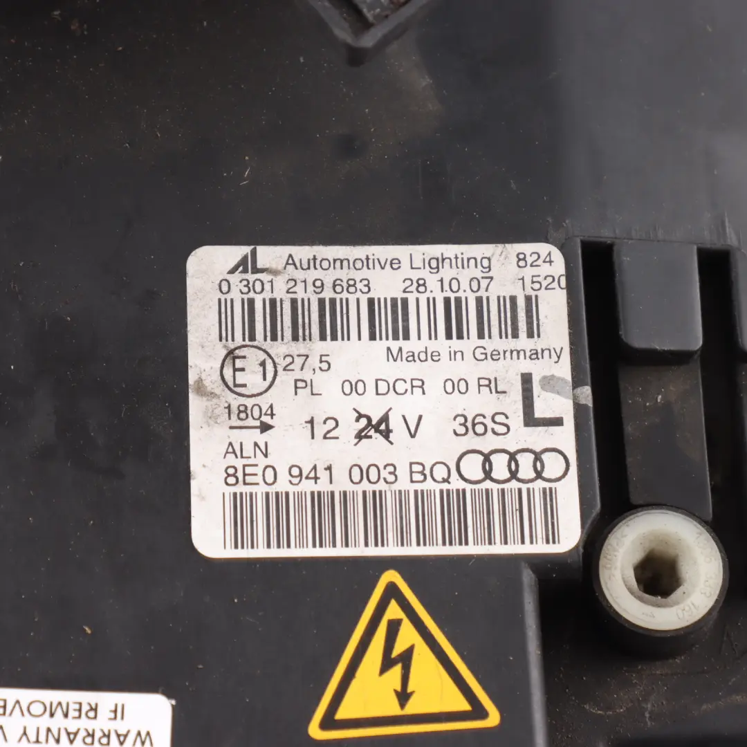 Front Headlight Headlamp Light Lamp Halogen Left N/S to Audi A4 B7 with Part number 8E0941003BQ Audi A4 B7 Front Headlight Headlamp Light Lamp Halogen Left N/S - SKU RHD-8E0941003BQ - Part number 8E0941003BQ