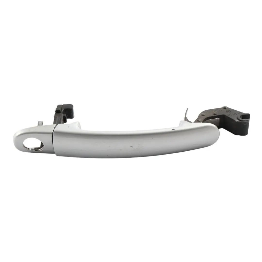 Audi TT 8J Front Door Grab Handle Exterior Right O/S Ice Silver Metallic - X7W - SKU RHD-8J0837205-ICS - Part number 8J0837205