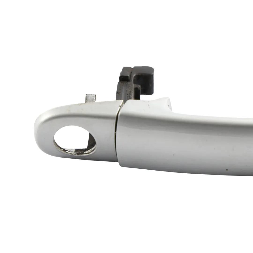 Front Door Grab Handle Exterior Right O/S Ice Silver Metallic - X7W to Audi TT 8J with Part number 8J0837205 Audi TT 8J Front Door Grab Handle Exterior Right O/S Ice Silver Metallic - X7W - SKU RHD-8J0837205-ICS - Part number 8J0837205