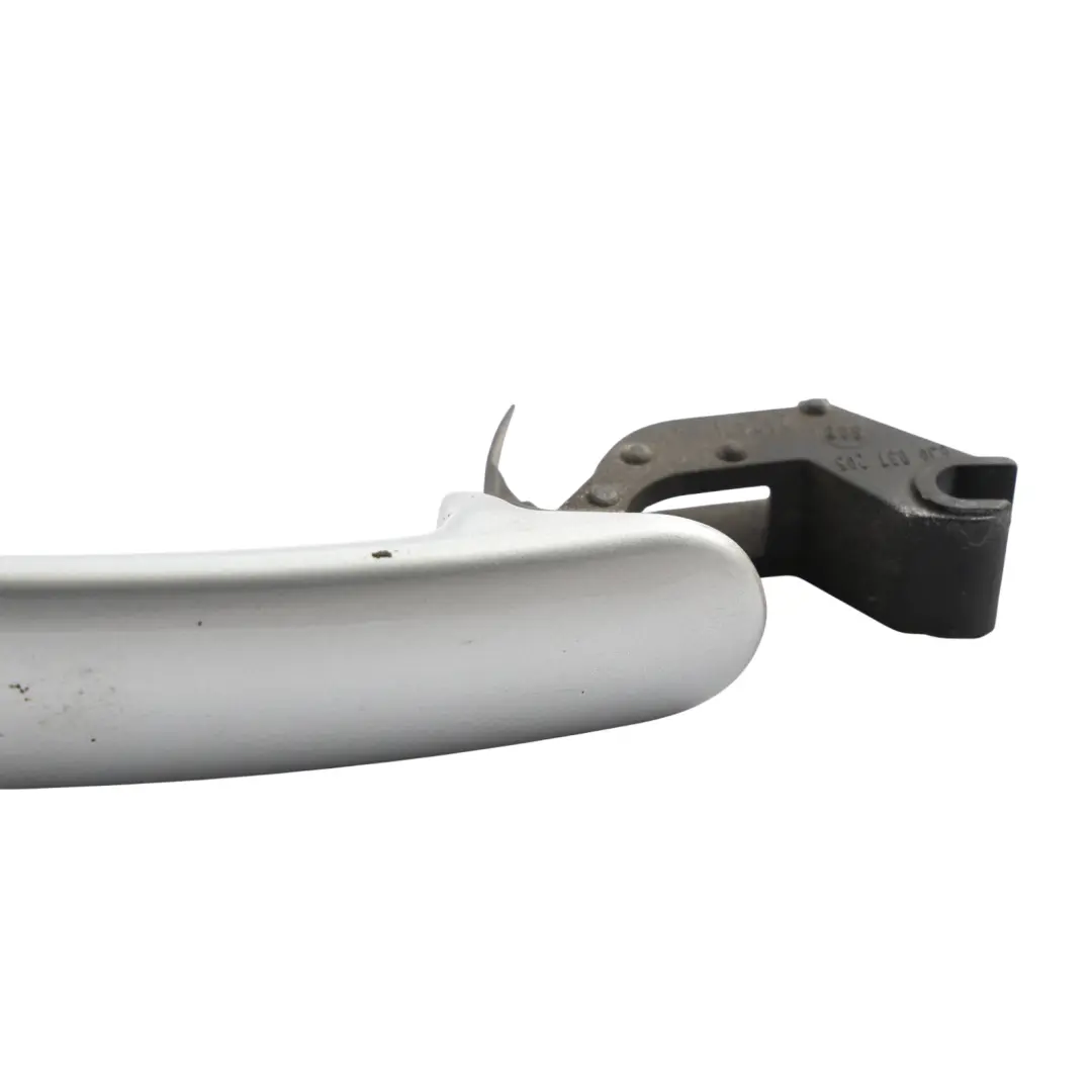 Audi TT 8J Front Door Grab Handle Exterior Right O/S Ice Silver Metallic - X7W - SKU RHD-8J0837205-ICS - Part number 8J0837205