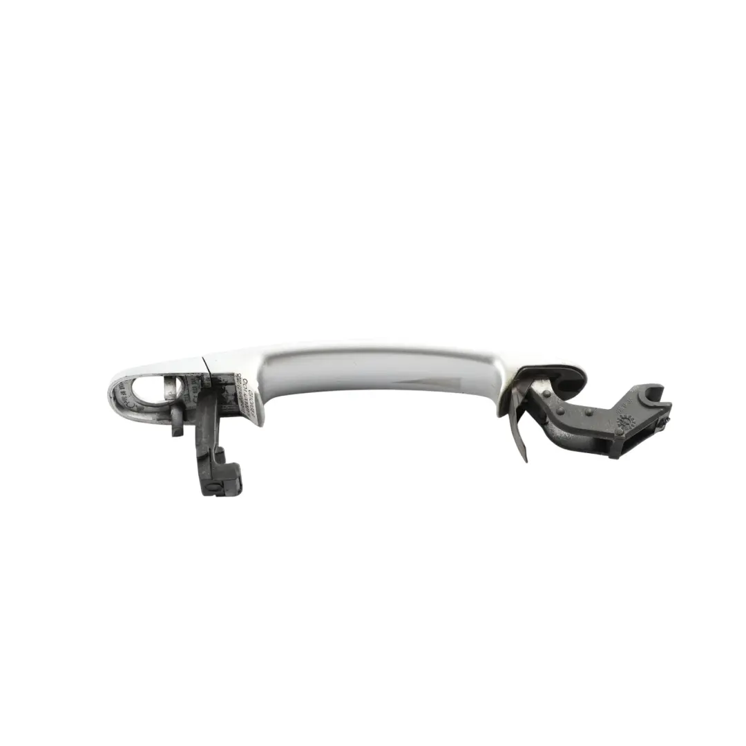 Audi TT 8J Front Door Grab Handle Exterior Right O/S Ice Silver Metallic - X7W - SKU RHD-8J0837205-ICS - Part number 8J0837205