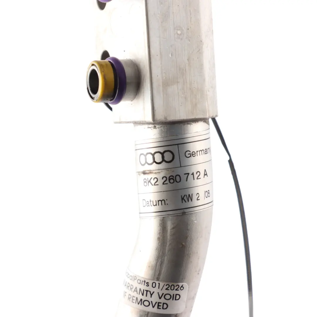 Audi A4 B8 A5 8T Air Conditioning Hose A/C Refrigerant Pipe 2.7 TDI - SKU RHD-8K2260712B - Part number 8K2260712B