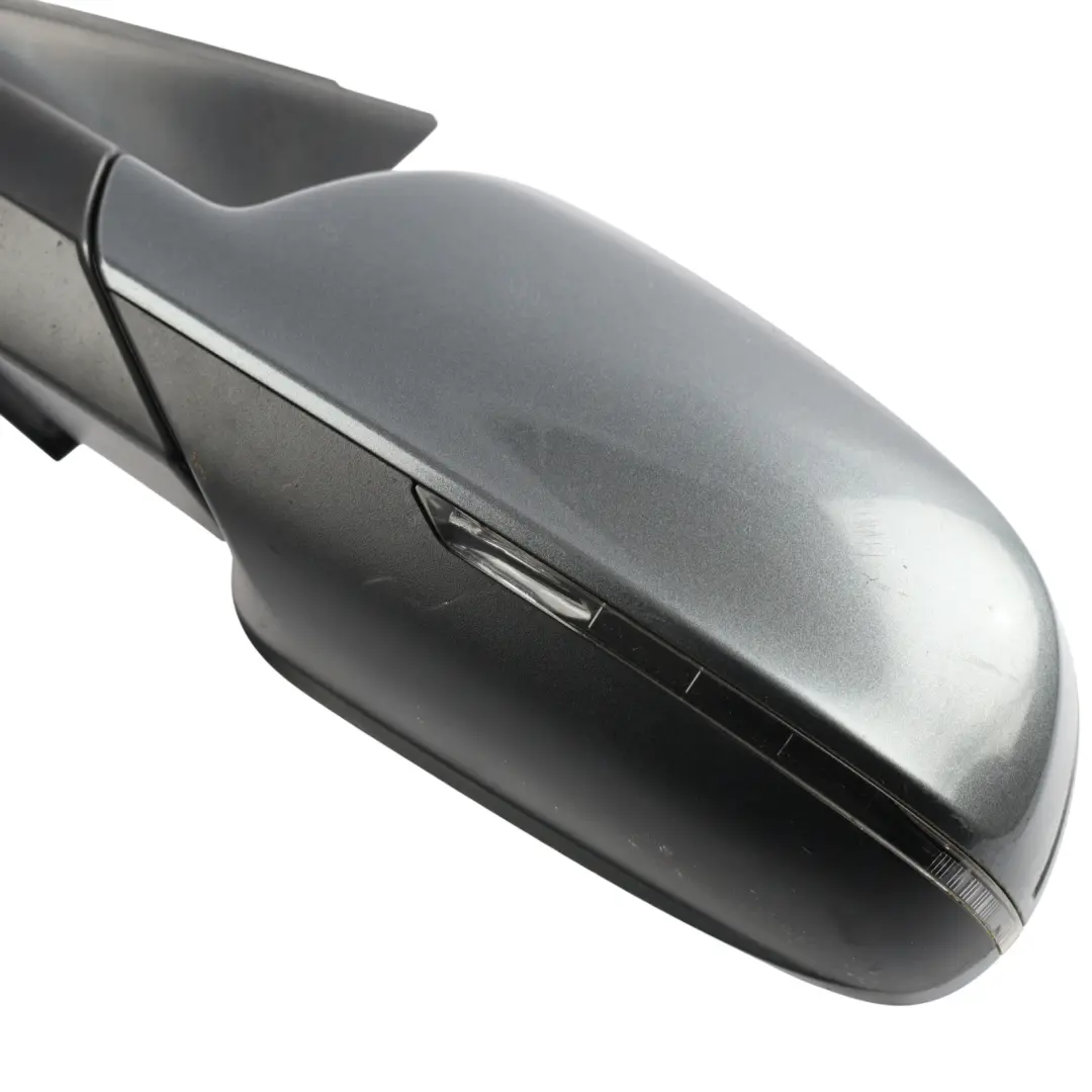 Audi A4 B8 Door Mirror Wing Electric Right O/S Daytona Grey Pearl Effect - Z7S - SKU RHD-8K2857409AF-DGR - Part number 8K2857409AF