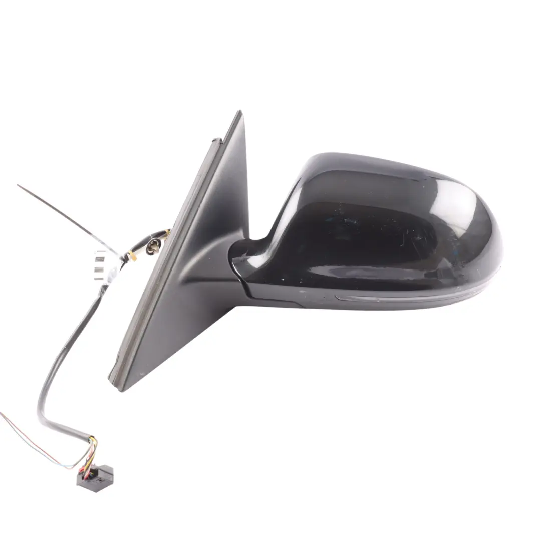 Audi A4 B8 Door Wing Mirror Electric Heated Phantom Black - Z9Y Left N/S - SKU RHD-8K2857409D-PHB - Part number 8K2857409D