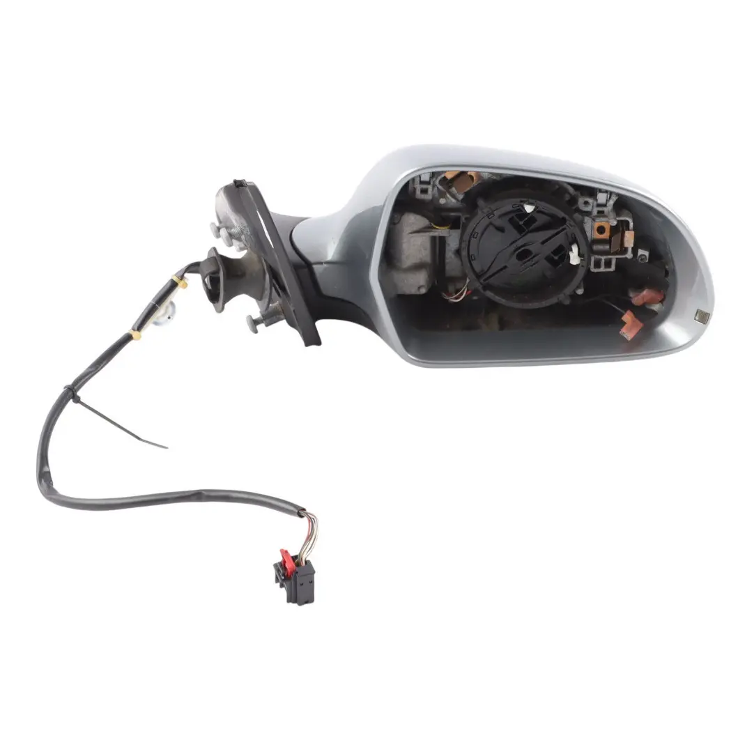 Audi A4 B8 Electric Wing Mirror Door Right O/S Quartz Grey LY7G 8K2857410D