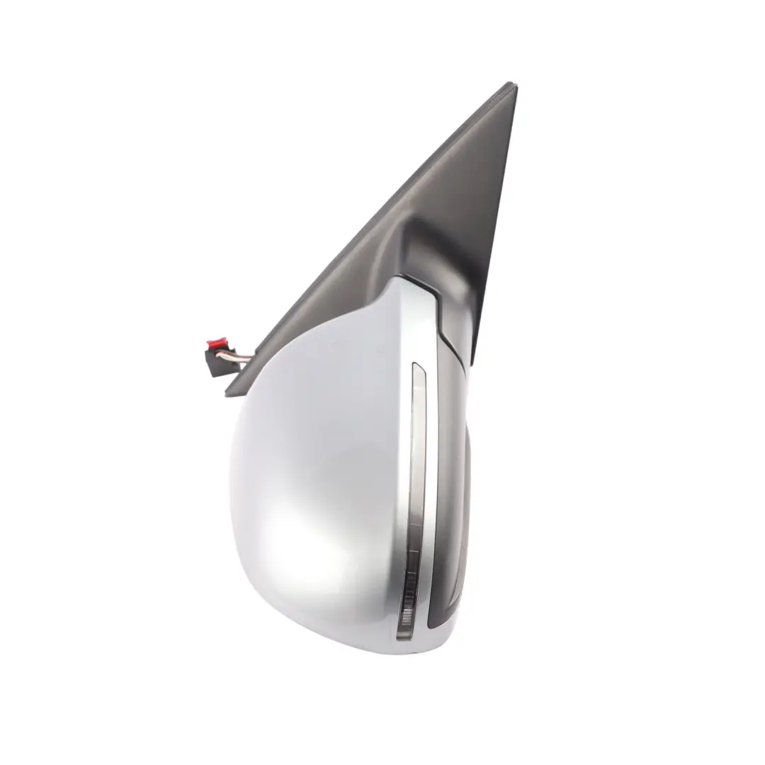 Audi A4 B8 Electric Wing Mirror Door Right O/S Quartz Grey LY7G - SKU RHD-8K2857410D-QGR1 - Part number 8K2857410D