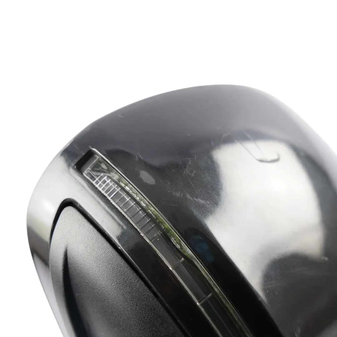 Audi A4 S4 B8 Door Wing Mirror Right O/S Memory Electric Phantom Black - Z9Y - SKU RHD-8K2857410G-PHB - Part number 8K2857410G