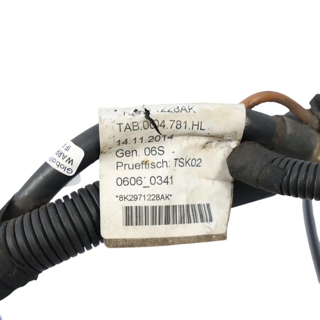 Audi A4 B8 Starter Alternator Wiring Set With Earth Lead Wire Loom - SKU RHD-8K2971228AK - Part number 8K2971228AK