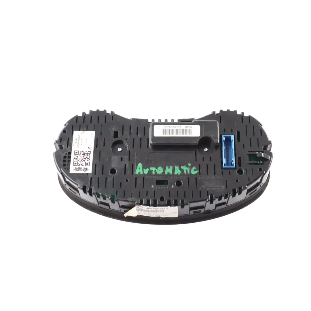 Audi A3 8P 1.4 TFSI Petrol Instrument Cluster Speedo Clocks Meter Automatic - SKU RHD-8P0920982E-1 - Part number 8P0920982E