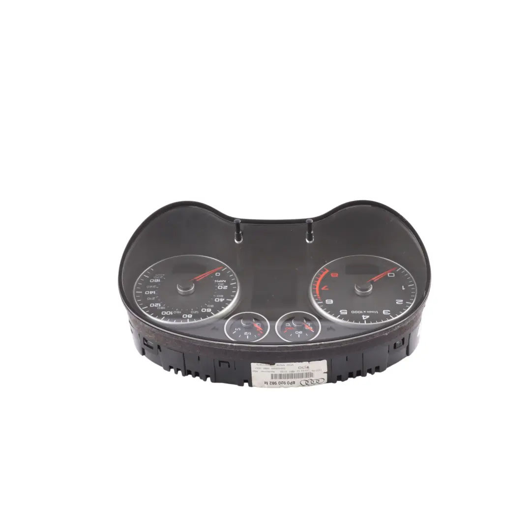 Audi A3 8P Instrument Cluster Petrol Speedo Clocks Meter Automatic - SKU RHD-8P0920982M-1 - Part number 8P0920982M