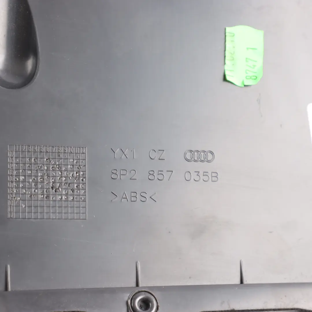 Glove Box Storage Compartment Assembly Mineral Grey to Audi A3 S3 RS3 8P with Part number 8P2857035J Audi A3 S3 RS3 8P Glove Box Storage Compartment Assembly Mineral Grey - SKU RHD-8P2857035J-1 - Part number 8P2857035J