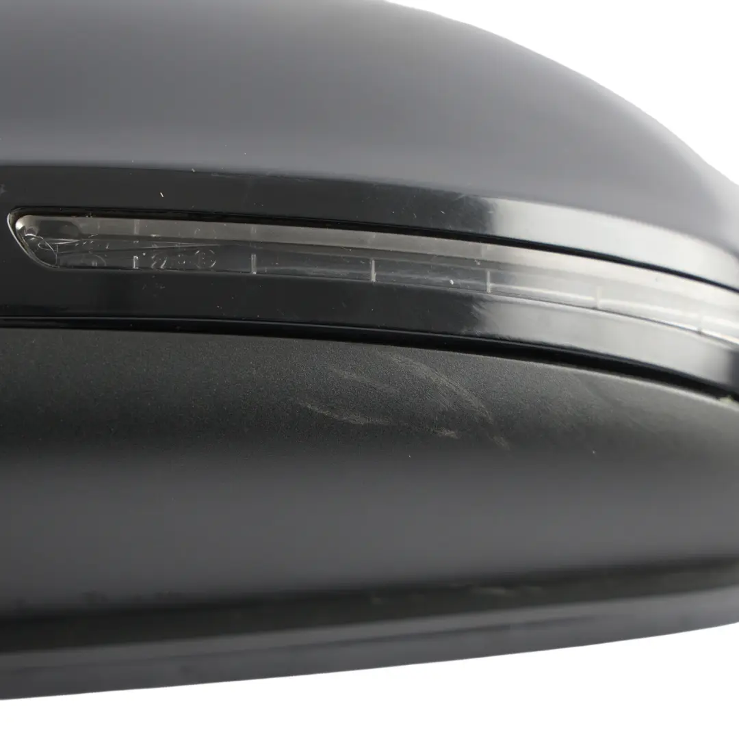 Door Wing Mirror Glass Left N/S Brilliant Black Metallic - Y9B to Audi A3 8P with Part number 8P2858531EB Audi A3 8P Door Wing Mirror Glass Left N/S Brilliant Black Metallic - Y9B - SKU RHD-8P2858531EB-BBL - Part number 8P2858531EB