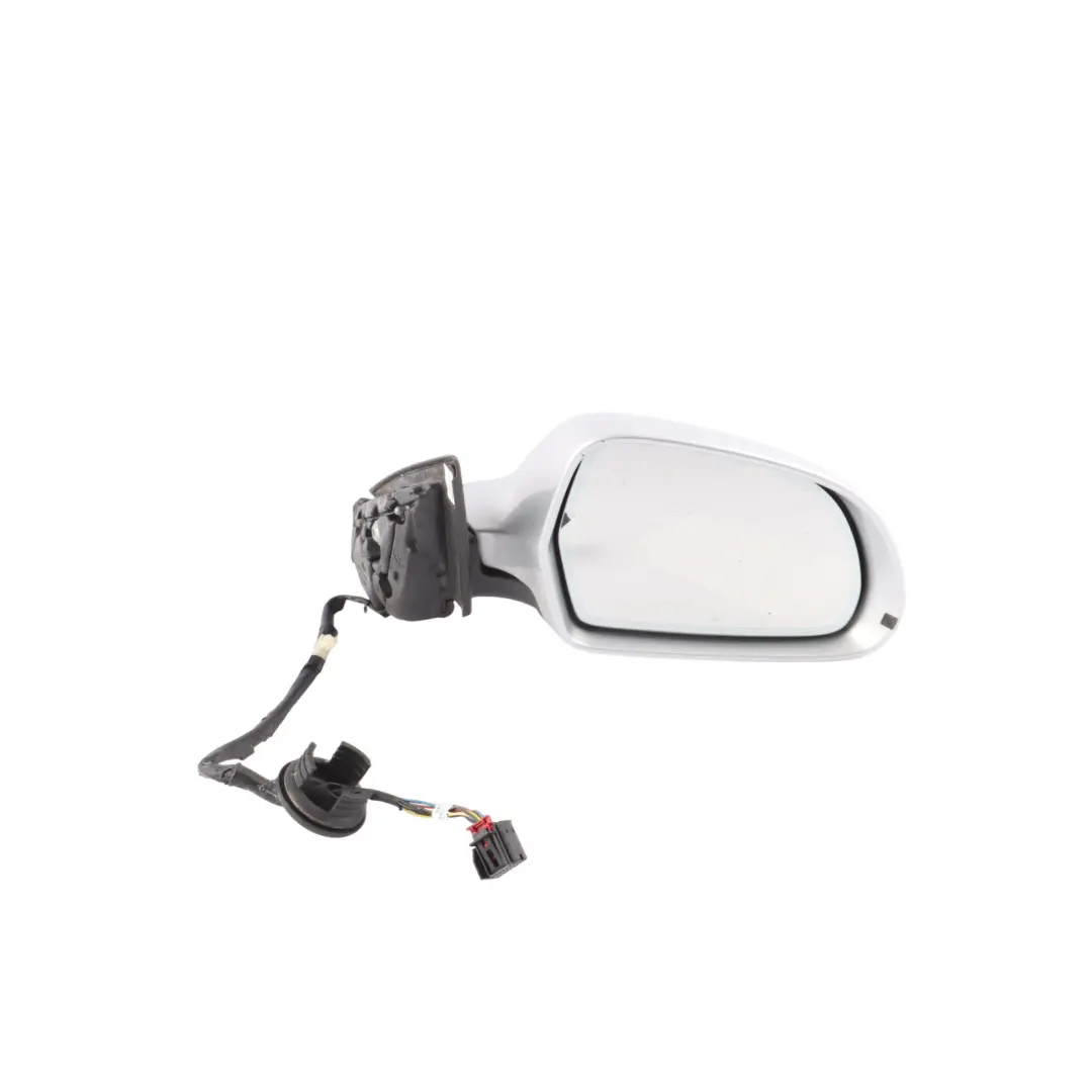 Audi A3 8P Elektrischer Außenspiegel Rechts Eissilbermetallic X7W - SKU RHD-8P2858532EC-ICS - Teilenummer 8P2858532EC