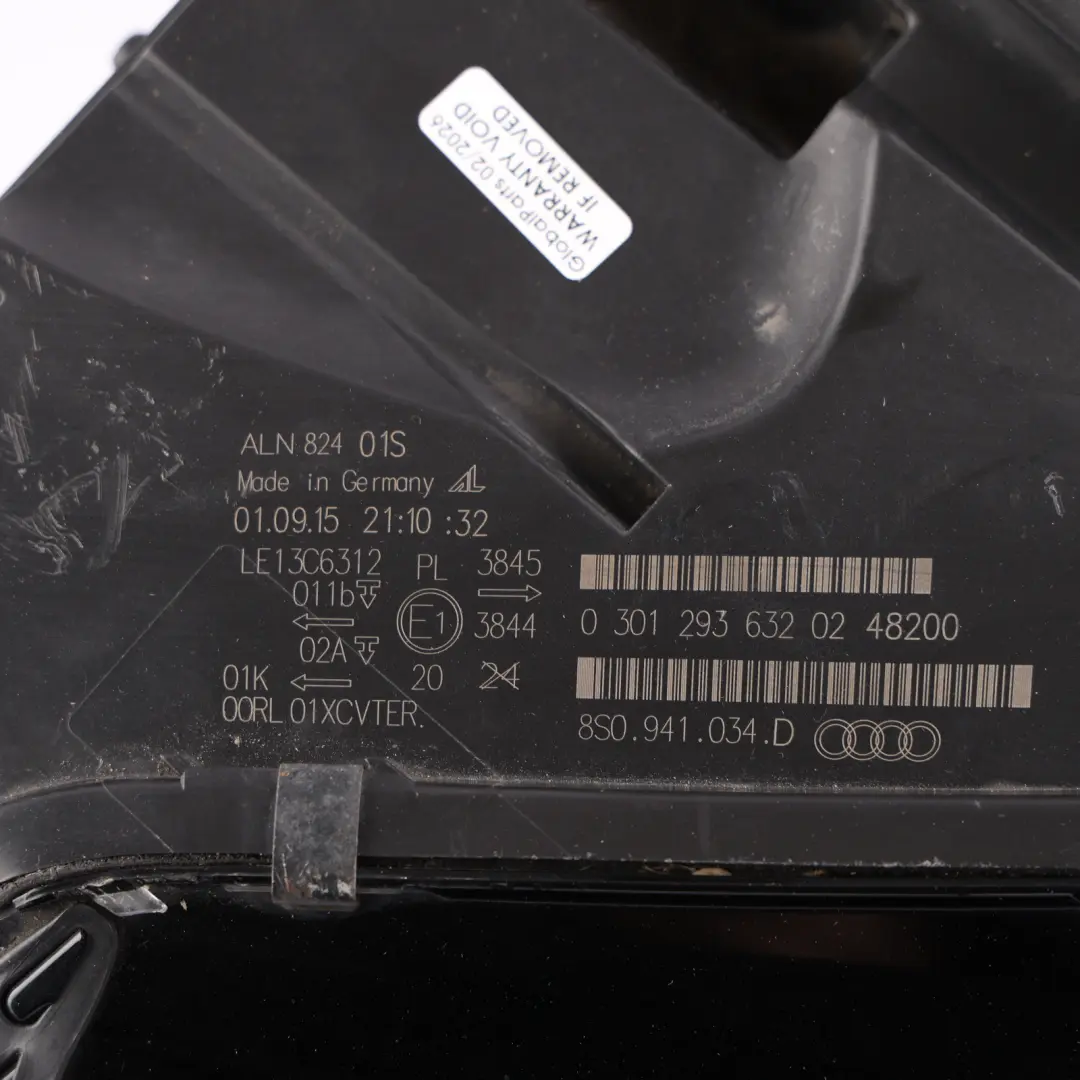 8S FV Headlight LED Headlamp Light Lamp Right O/S to Audi TT with Part number 8S0941034D Audi TT 8S FV Headlight LED Headlamp Light Lamp Right O/S - SKU RHD-8S0941034D-1 - Part number 8S0941034D