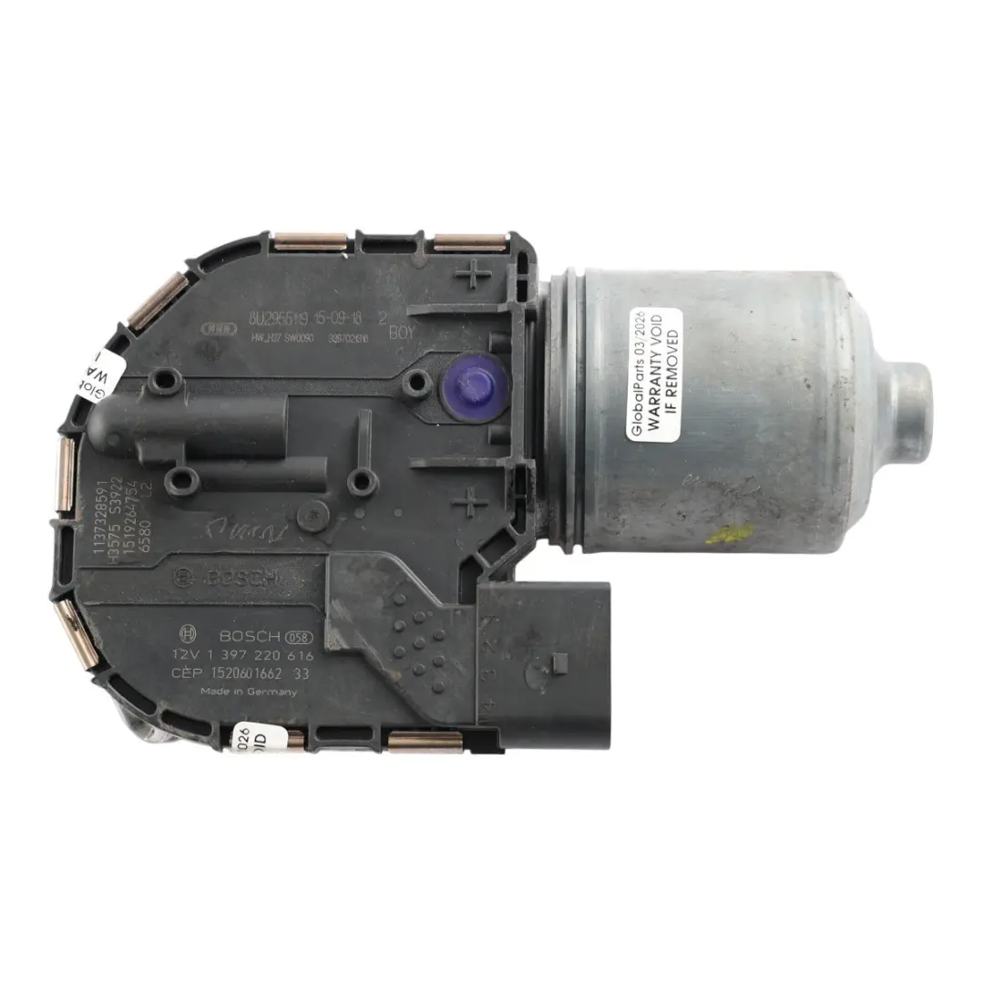 Audi Q3 8U Front Wiper Linkage Motor Electric - SKU RHD-8U2955023-1 - Part number 8U2955023