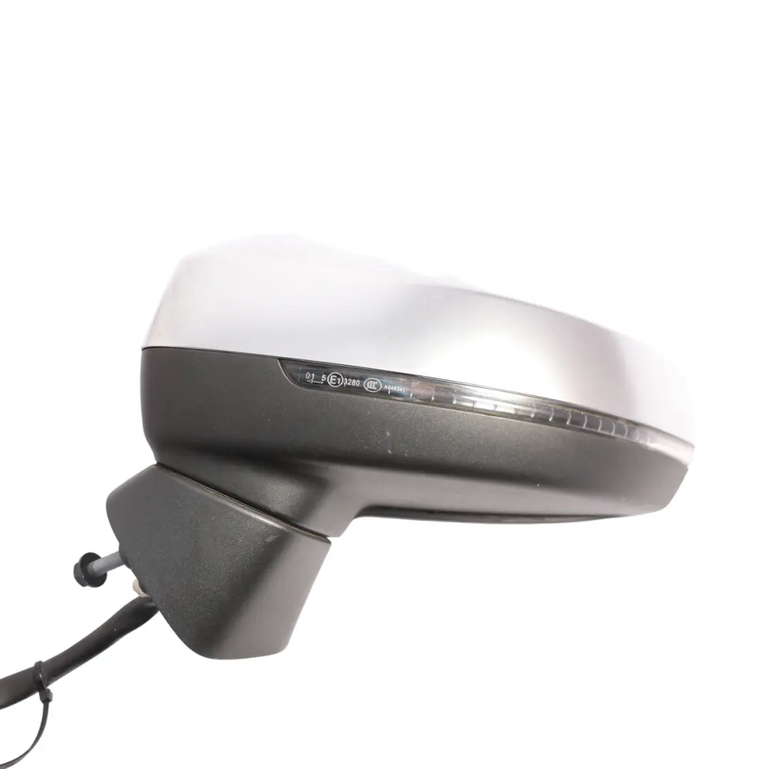 Audi S3 8V Electric Side View Mirror Wing Left N/S Aluminium - SKU RHD-8V2857409J-ALU - Part number 8V2857409J