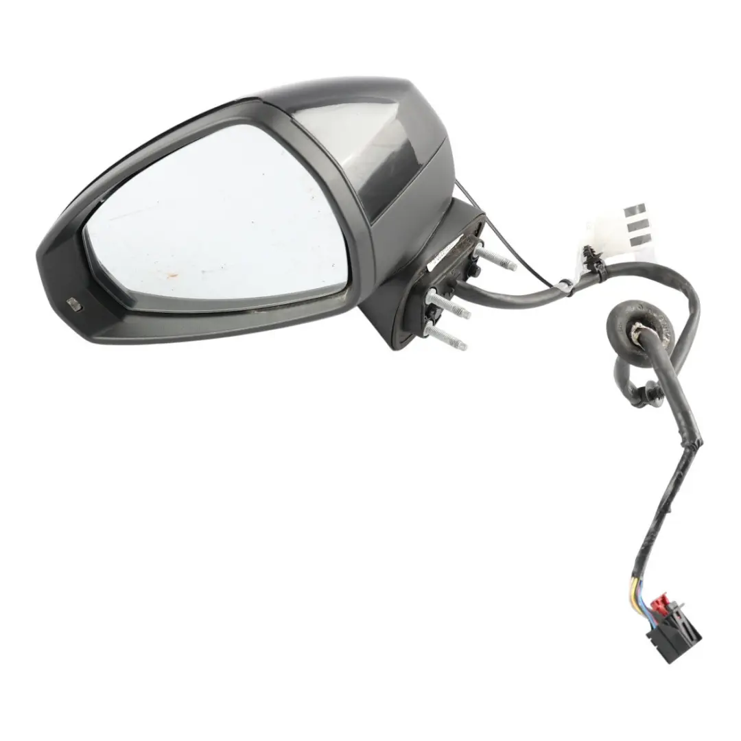 Door Wing Mirror Heated Power Fold Left N/S Mythical Black - Y9T to Audi A3 S3 8V with Part number 8V2857409G Audi A3 S3 8V Door Wing Mirror Heated Power Fold Left N/S Mythical Black - Y9T - SKU RHD-8V2857409G-MYB - Part number 8V2857409G