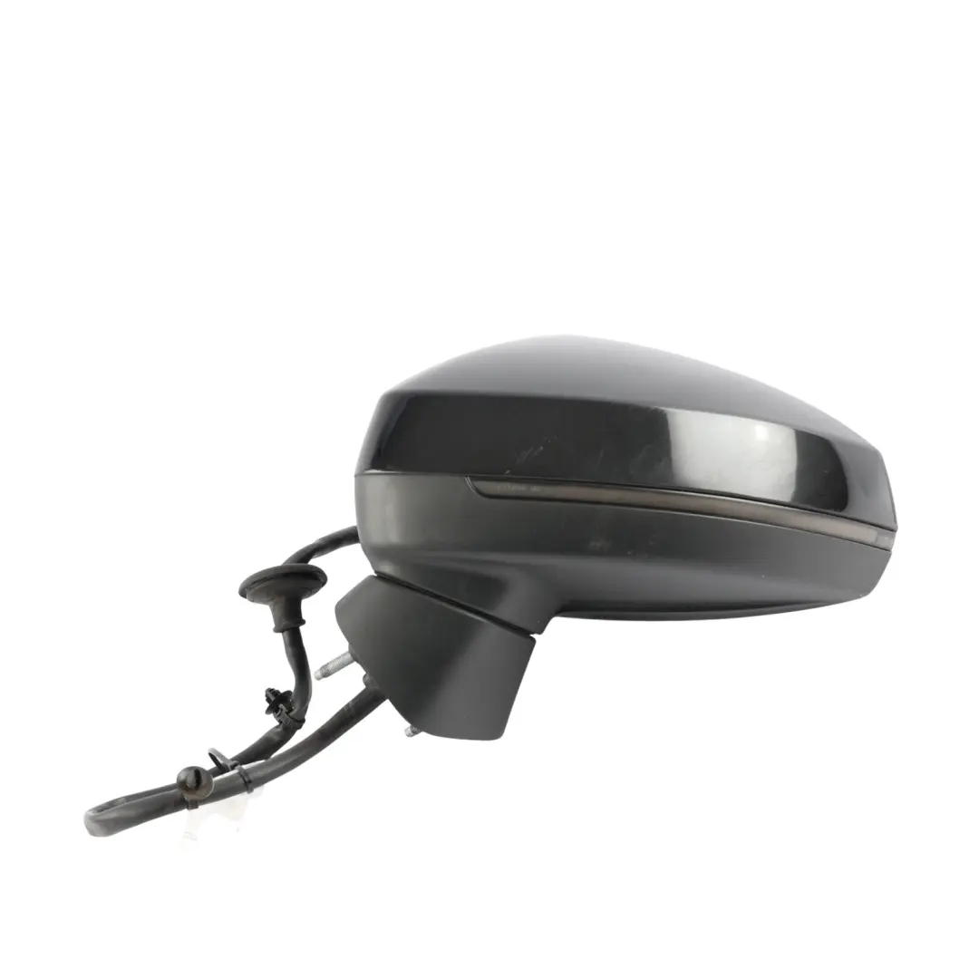 Audi A3 S3 8V Door Wing Mirror Heated Power Fold Left N/S Mythical Black - Y9T - SKU RHD-8V2857409G-MYB - Part number 8V2857409G