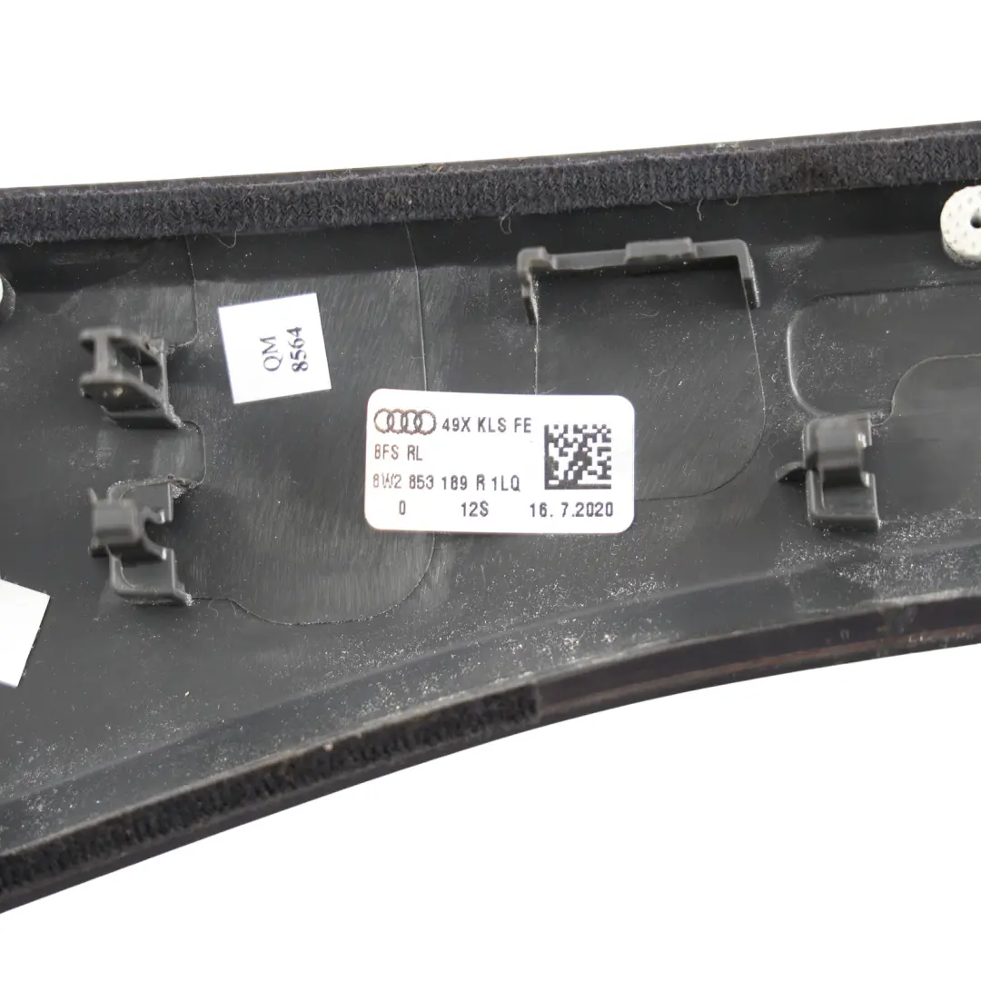 Dashboard Panel Surround Cover Trim Left N/S Black to Audi A4 B9 A5 F5 with Part number 8W2853189R Audi A4 B9 A5 F5 Dashboard Panel Surround Cover Trim Left N/S Black - SKU RHD-8W2853189R - Part number 8W2853189R