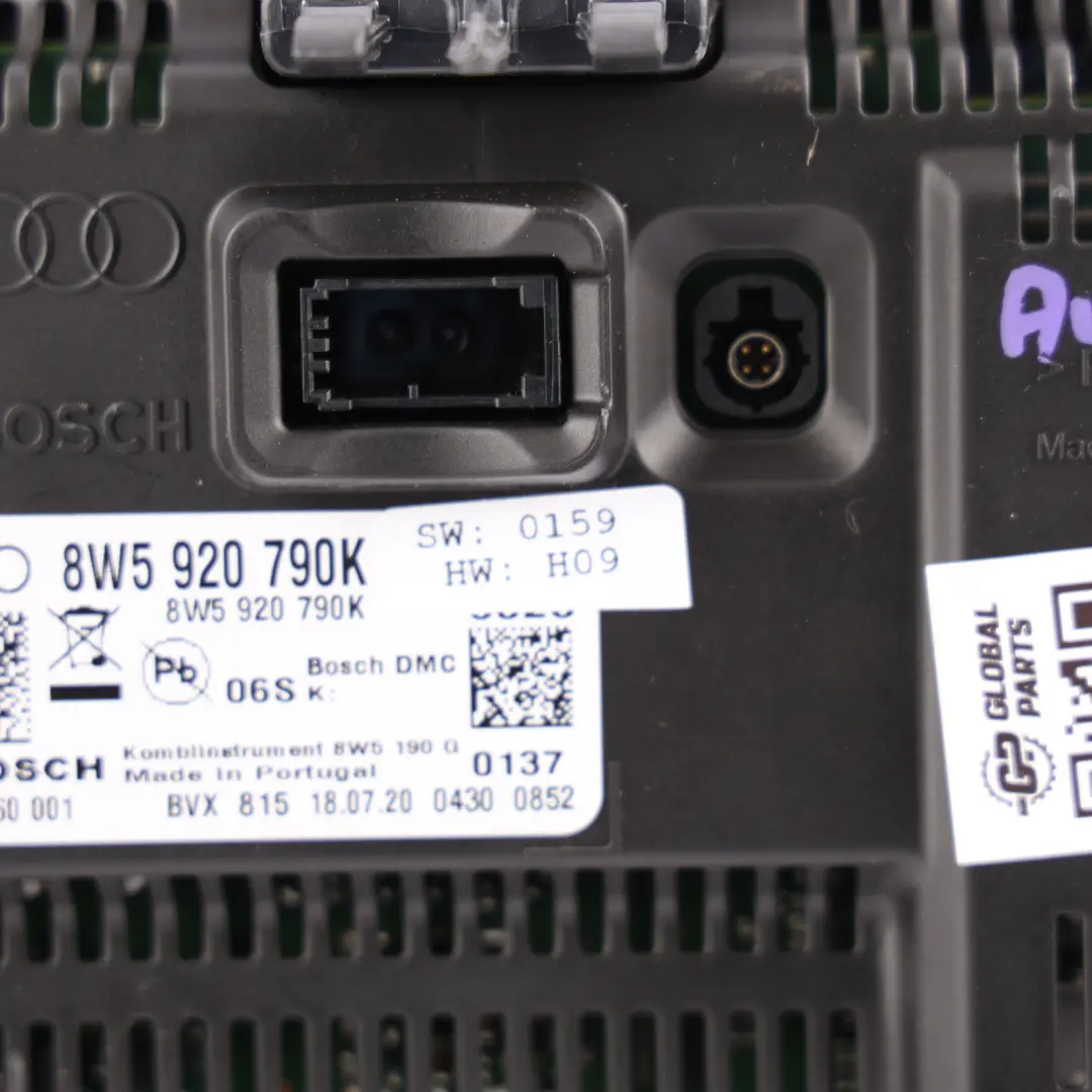 Virtual Instrument Cluster Speedo Diesel Automatic to Audi A4 B9 A5 F5 with Part number 8W5920790K Audi A4 B9 A5 F5 Virtual Instrument Cluster Speedo Diesel Automatic - SKU RHD-8W5920790K - Part number 8W5920790K