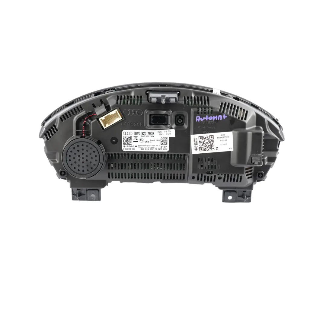 Virtual Instrument Cluster Speedo Diesel Automatic to Audi A4 B9 A5 F5 with Part number 8W5920790K Audi A4 B9 A5 F5 Virtual Instrument Cluster Speedo Diesel Automatic - SKU RHD-8W5920790K - Part number 8W5920790K