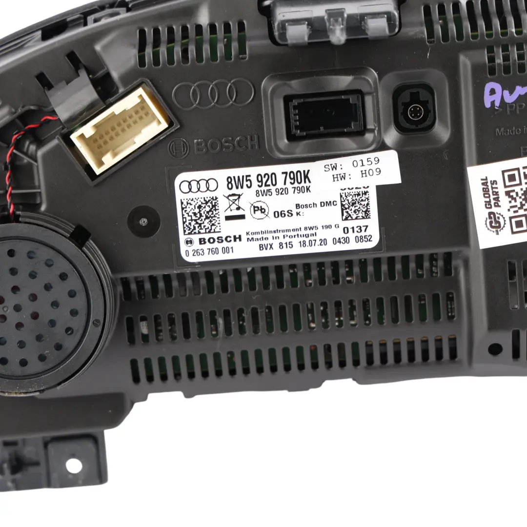Audi A4 B9 A5 F5 Virtual Instrument Cluster Speedo Diesel Automatic - SKU RHD-8W5920790K - Part number 8W5920790K