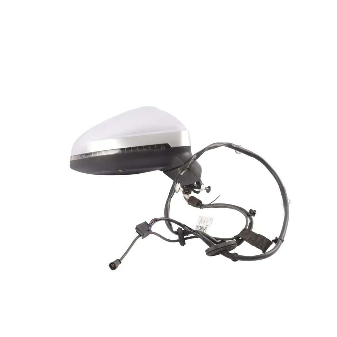 Audi A5 S5 F5 Door Wing Mirror Front Right O/S Aluminium - SKU RHD-8W6857410AM-ALU1 - Part number 8W6857410AM