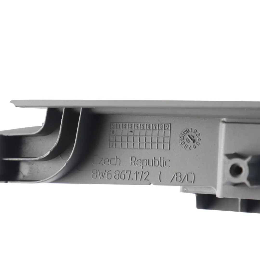 Front Interior Door Grab Handle Panel Cover Right O/S to Audi A5 F5 with Part number 8W6867172 Audi A5 F5 Front Interior Door Grab Handle Panel Cover Right O/S - SKU RHD-8W6867172-1 - Part number 8W6867172