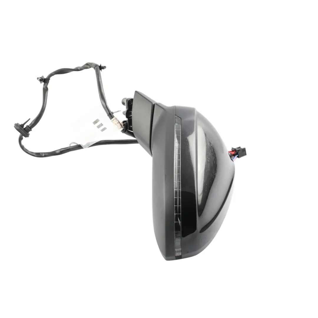 Audi A4 B9 A5 F5 Wing Mirror Electric Auto Dip Left N/S Mythical Black - Y9T - SKU RHD-8W8857409Q-MYB - Part number 8W8857409Q