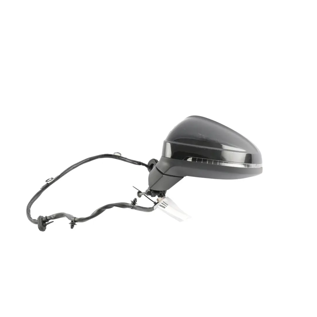 Audi A4 B9 A5 F5 Wing Mirror Electric Auto Dip Left N/S Mythical Black - Y9T - SKU RHD-8W8857409Q-MYB - Part number 8W8857409Q