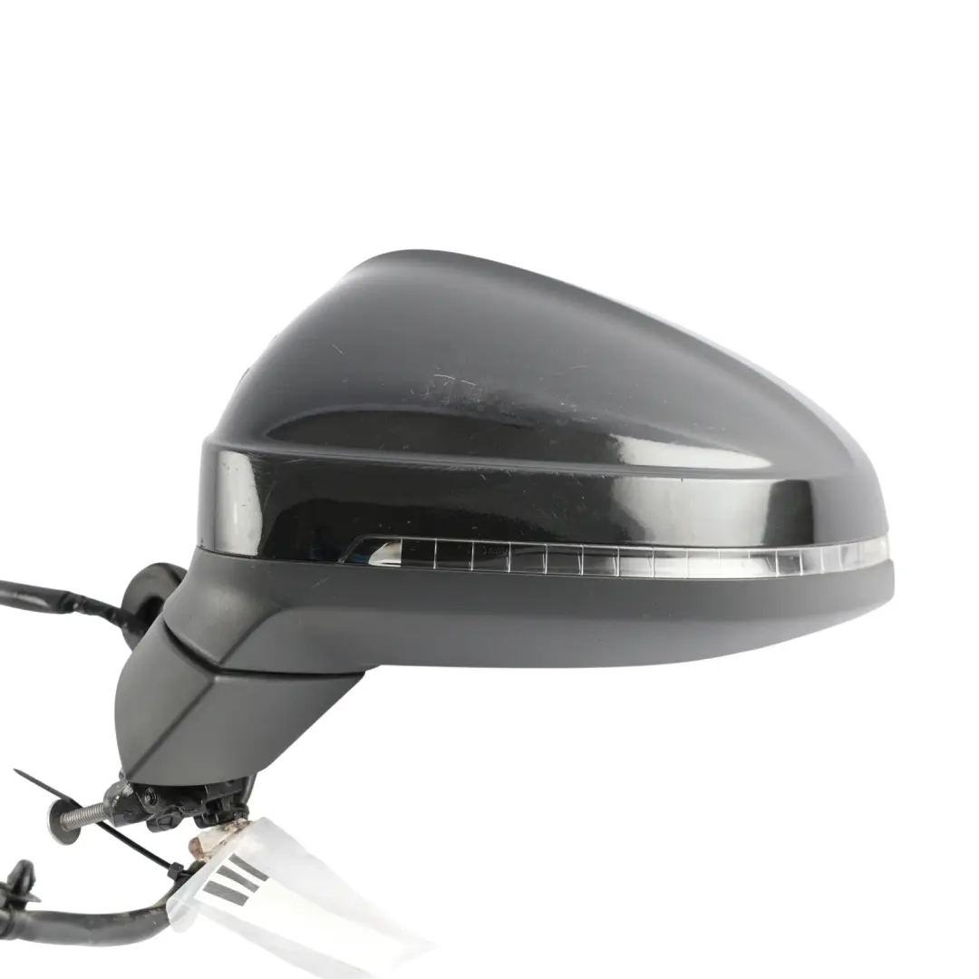 Audi A4 B9 A5 F5 Wing Mirror Electric Auto Dip Left N/S Mythical Black - Y9T - SKU RHD-8W8857409Q-MYB - Part number 8W8857409Q