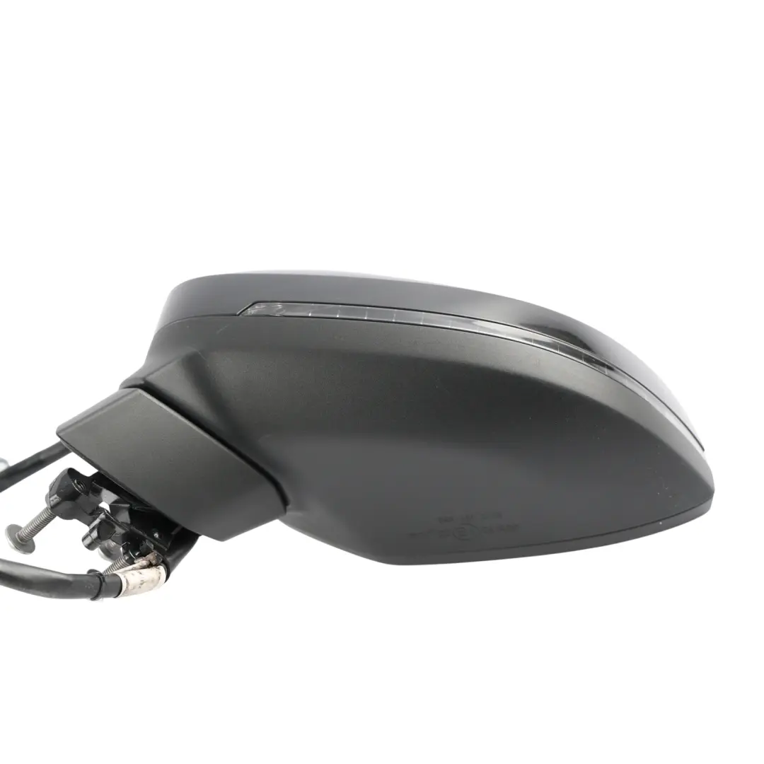 Audi A4 B9 A5 F5 Wing Mirror Electric Auto Dip Left N/S Mythical Black - Y9T - SKU RHD-8W8857409Q-MYB - Part number 8W8857409Q