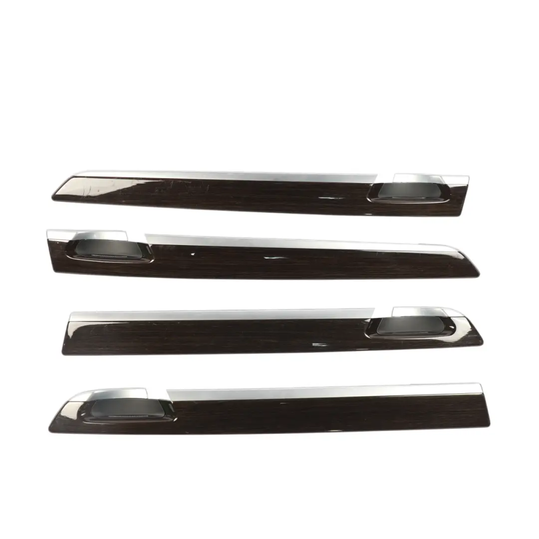 BMW F01 Interior Trim Set Dashboard Console Cover Strip Gleaming Wood Fineline - SKU RHD-9118877-2 - Part number 9118877