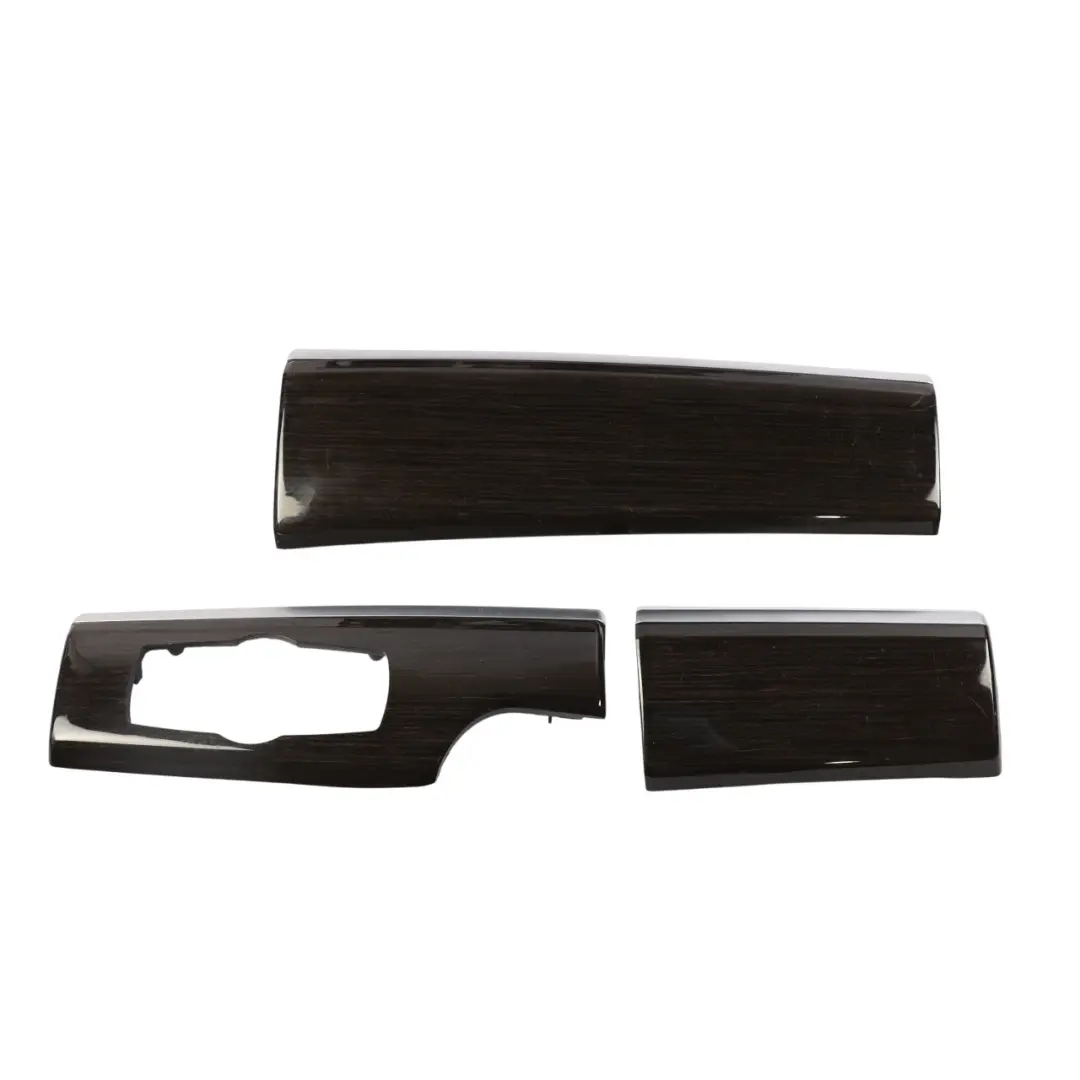BMW F01 Interior Trim Set Dashboard Console Cover Strip Gleaming Wood Fineline - SKU RHD-9118877-2 - Part number 9118877