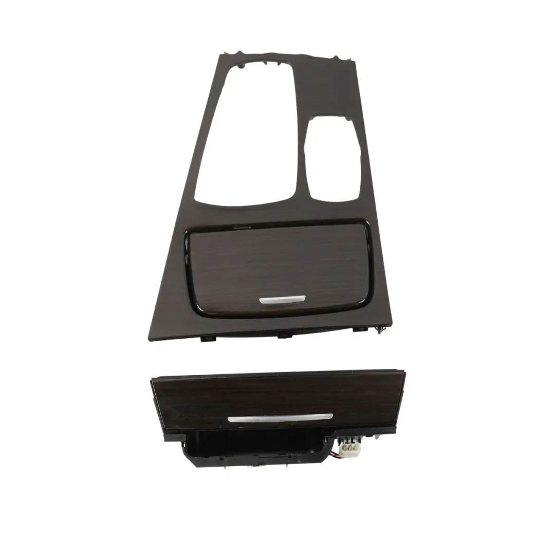 BMW F01 Interior Trim Set Dashboard Console Cover Strip Gleaming Wood Fineline - SKU RHD-9118877-2 - Part number 9118877
