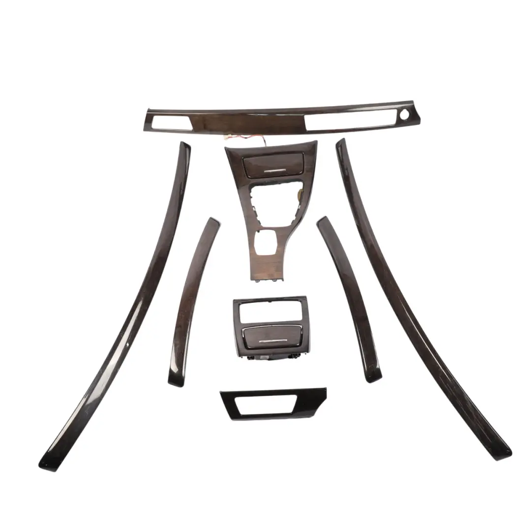 Dashboard Trim Console Strip Set Bamboo Woodgrain to BMW E90 E91 LCI with Part number 9214798 BMW E90 E91 LCI Dashboard Trim Console Strip Set Bamboo Woodgrain - SKU RHD-9214798-1 - Part number 9214798